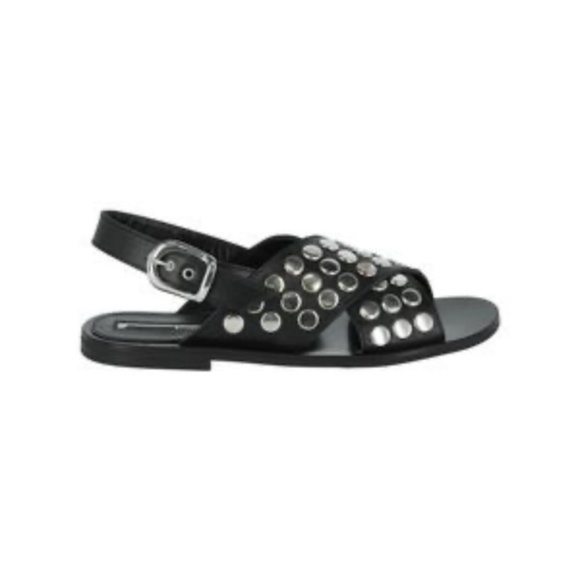 MCQ Alexander McQueen Sundance Studded Sandal Black Womens - Picture 4 of 6